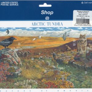 Scott #3802 Arctic Tundra (Nature Series) Sheet of 10 Stamps - Sealed Blue