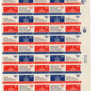 Scott #1546a Liberty First Continental Congress Sheet Of 50 Stamps - MNH