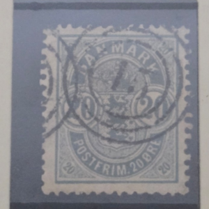 Stamp Denmark 1882 #37 used
