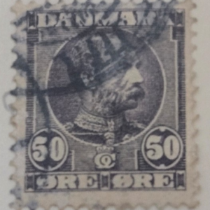 Stamp Denmark 1904 #68 used