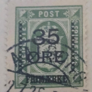 Stamp Denmark 1912 #81 used