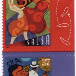 Scott #3942a Let's Dance Vertical Strip of 4 Stamps - MNH (Right)