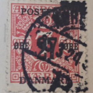 Stamp Denmark 1918 #140 used