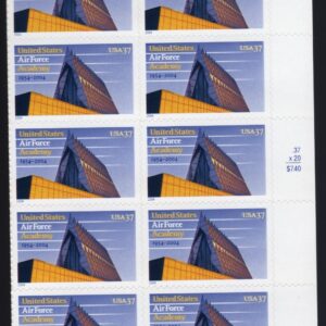 Scott #3838 Air Force Academy Half Sheet of 10 Stamps - MNH