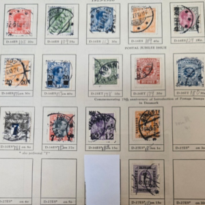 Stamp Denmark 1925-26 #105,109,113,119,129,176-182,184-185,190 used