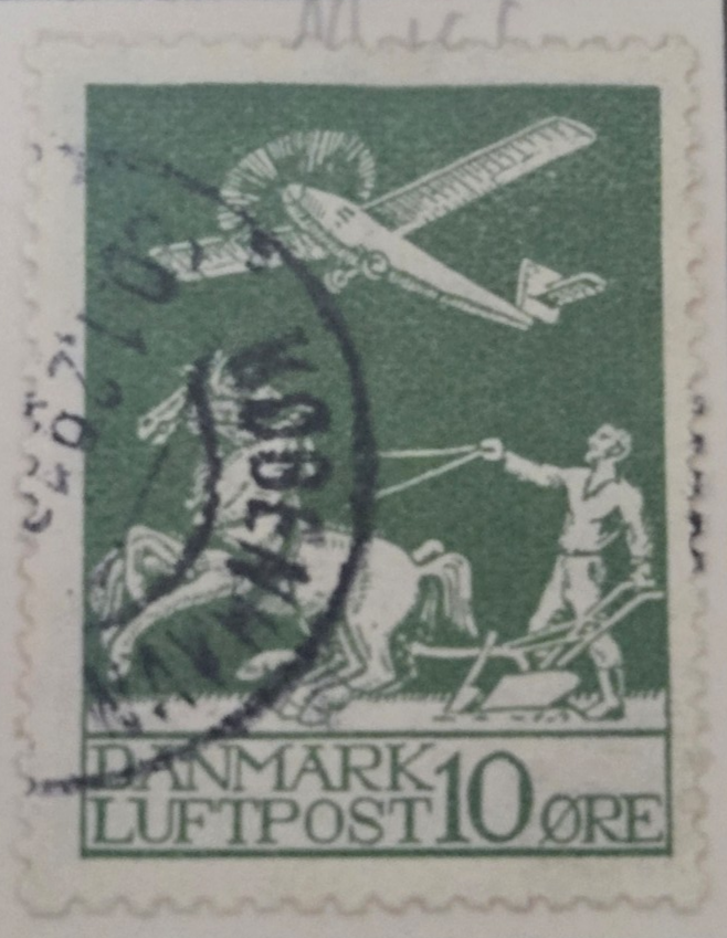Stamp Denmark 1925 Air Mail #C1 used