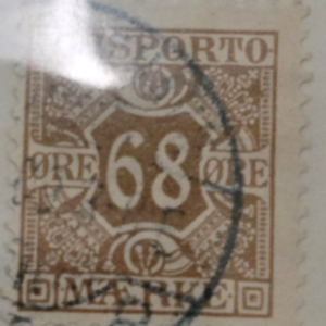 Stamp Denmark 1907 Newspaper #P7 used