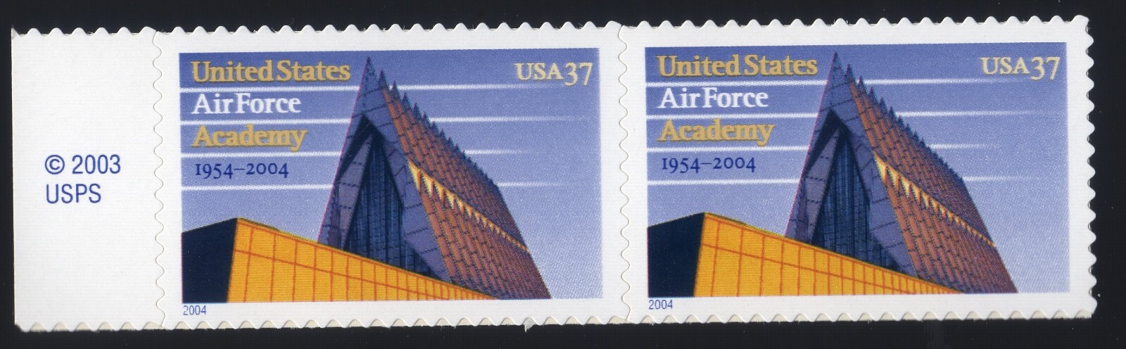 Scott #3838 Air Force Academy Horizontal Pair of Stamps - MNH