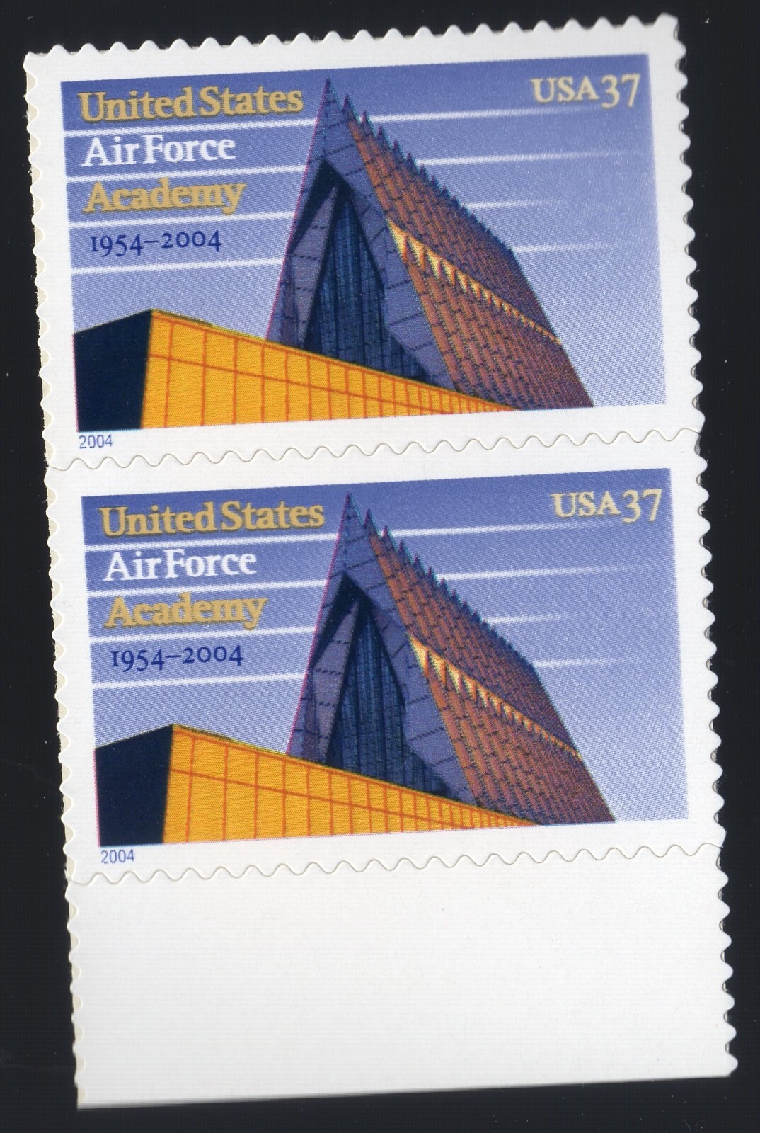 Scott #3838 Air Force Academy Vertical Pair of Stamps - MNH
