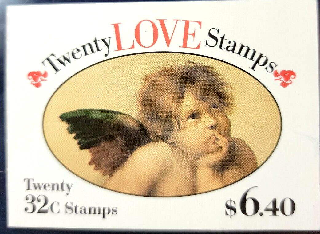 Scott #BK229 (2959a) Love Cherub Booklet of 20 Stamps - MNH