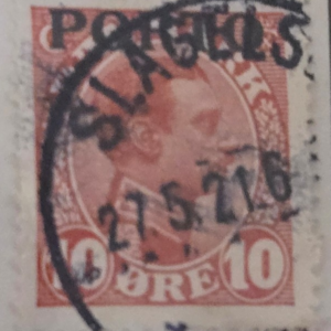 Stamp Denmark 1921 Postage Due J4 used