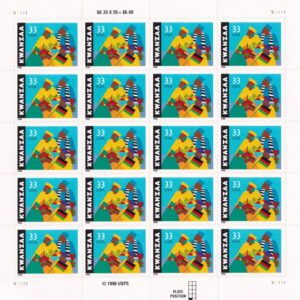 Scott #3368 Kwanzaa Sheet of 20 Stamps - MNH