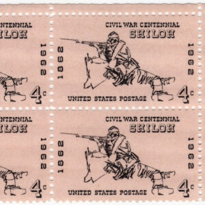 Scott #1179 Shiloh (Civil War, 1862) Plate Block of 4 Stamps - MNH #1