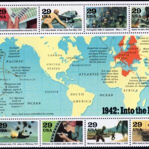 Scott #2697 1942: Into the Battle Sheet of 10 Stamps - MNH