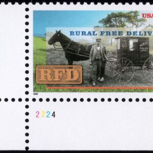 Scott #3090 Rural Free Delivery Plate # Single Stamp - MNH