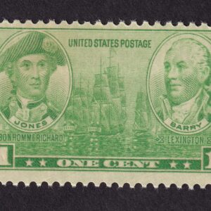 Scott #790 John Paul Jones & John Barry Single Stamp - MNH #1