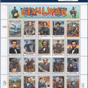 Scott #2975a 29¢ Civil War (Robert E Lee) Sheet of 20 Stamps - Sealed Blue