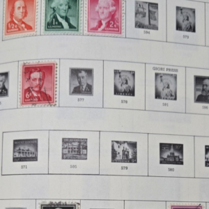 Scott Commemorative 1954-55 #1030-1031, 1033, 1039, 1049, 1052