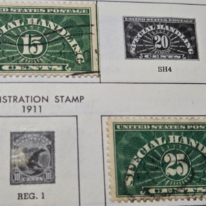 Scott Special Handling 1925 QE2 VF-XF & QE4 F used