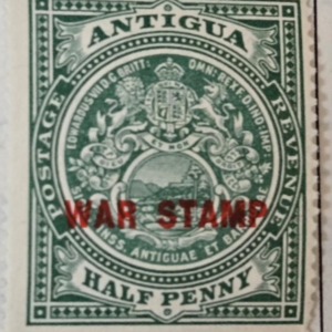 Stamp Antiqua 1916 War Stamp overprint MR1 MH