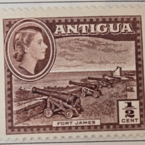 Stamp Antigua #107 MH & #145 used
