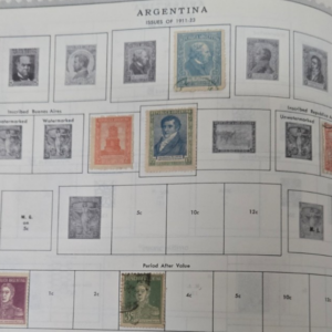 Stamp Argentina 1920-30 set of 20 mix of used & MH, postage & official