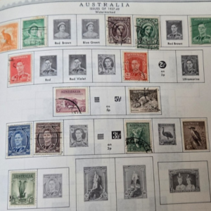 Stamp Australia 1937-42 #166-167, 180-182, 171-175, 194, 183 &183A