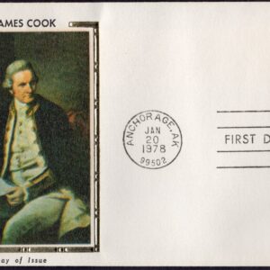 Scott #1733 Captain Cook (01/20/78) Colorano Silk FDC Anchorage Alaska