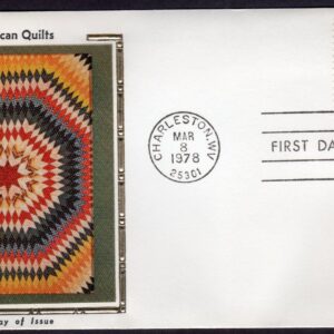 Scott #1748 American Quilts (03/08/78) Colorano Silk FDC Charleston West VA