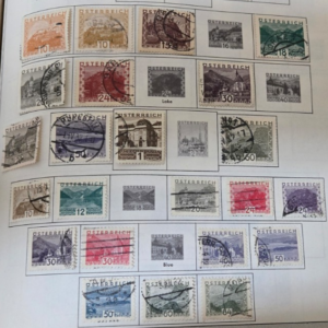 Stamp Austria 1925-32 set of 23 used