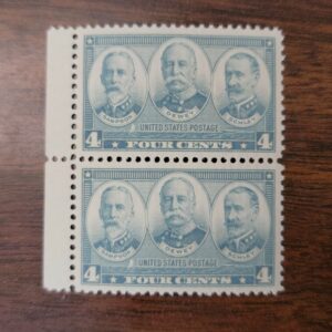 Scott #793 Sampson,Dewey,Schley Joint Pair of Stamps w/selvage - MNH
