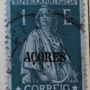 Stamp Azores 1921 #220 used