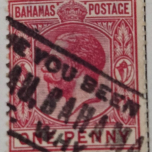 Stamp Bahamas 1902 #37 used