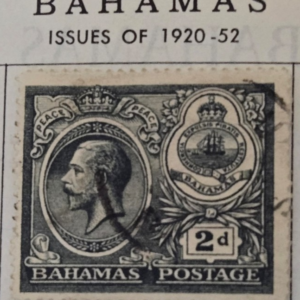 Stamp Bahamas 1920 #67 used