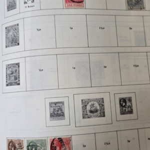 Stamp Barbados 1892 #72 & 74; 1922 #116-118 used