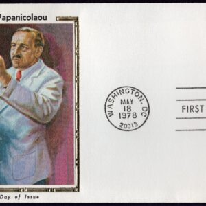 Scott #1754 Dr. G. Papanicolaou (05/18/78) Colorano Silk FDC Washington D.C.