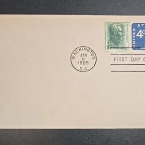 Scott U549, Stamped Envelope FDC, 4 Cent, JAN 6, 1965, Old Ironsides, w/#1209