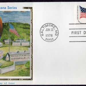 Scott #1618C Fort McHenry Flag (06/30/78) Colorano Silk FDC Baltimore MD