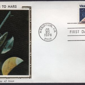 Scott #1759 Viking Mission to Mars (07/20/78) Colorano Silk FDC Hampton, VA
