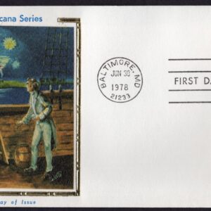 Scott #1597 Fort McHenry Flag (06/30/78) Colorano Silk FDC Baltimore MD
