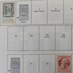 Stamp Belgium 1893 #60, 1905 #85; 1910 Semi-Postal B1; Parcel Post Q25 & Q27