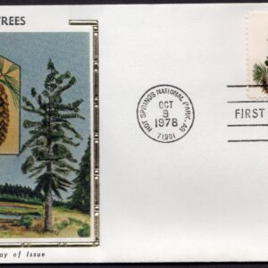 Scott #1765 (1767a) Trees (10/09/78) Colorano Silk FDC Hot Springs AZ