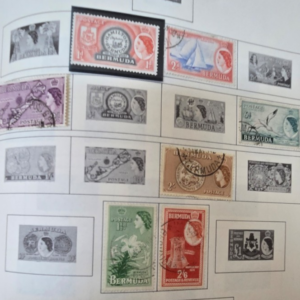 Stamp Bermuda 1953-59 #144-146, 148-149, 152, 158-159, 169 used