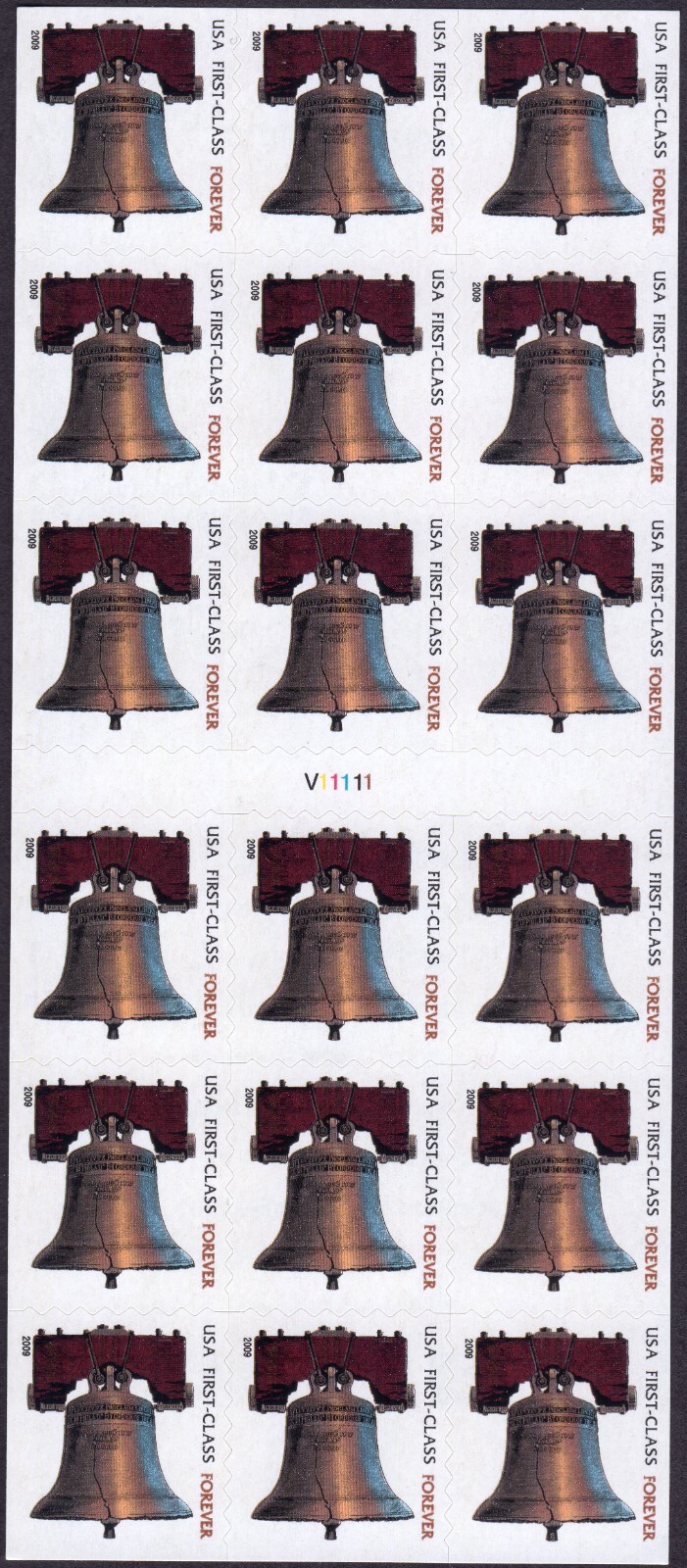 Scott #4128c Liberty Bell Booklet of 18 Forever Stamps - MNH 2009 P#V11111