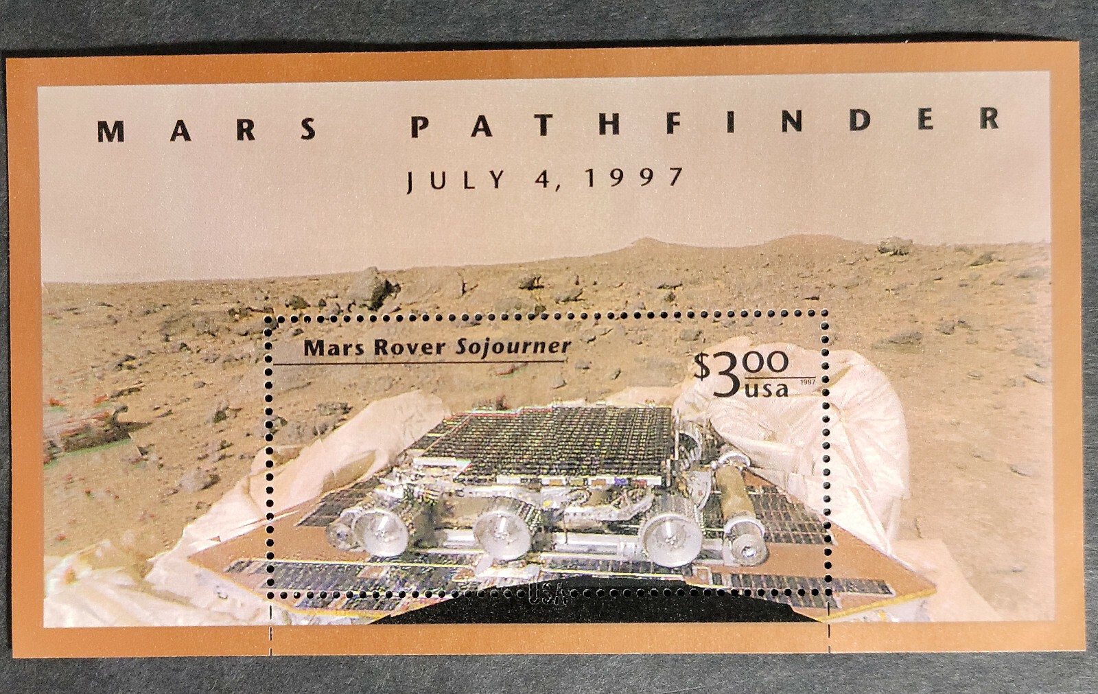 Scott #3178 Mars Pathfinder (Sojourner, Space) Sheet Stamp - MNH