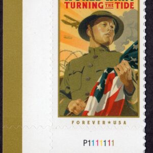 Scottt #5300 World War I Turning the Tide Plate # Single Forever Stamp - MNH
