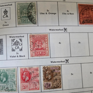 Stamp British Guiana 1890-1934 #131-133, 178-180, 191, 193, 206, 212-213 used