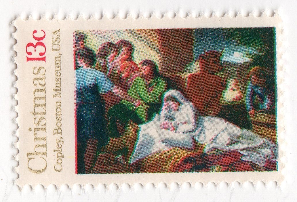 Scott #1701 Nativity (Mary & Joseph) Single Stamp - MNH