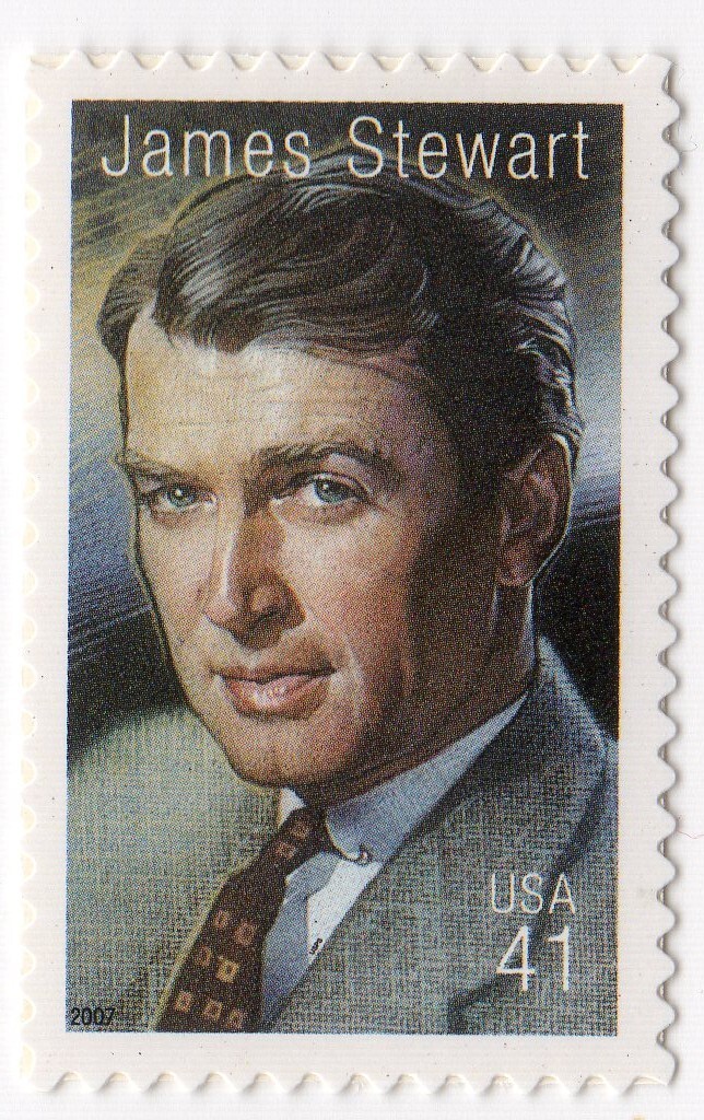 Scott #4197 James (Jimmy) Stewart Legends of Hollywood Single Stamp - MNH