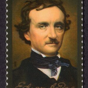 Scott #4377 Edgar Allen Poe (The Raven) Single Dark Stamp - MNH
